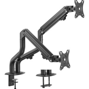 Soporte doble de escritorio para monitores Intelaid IT-DGB2E