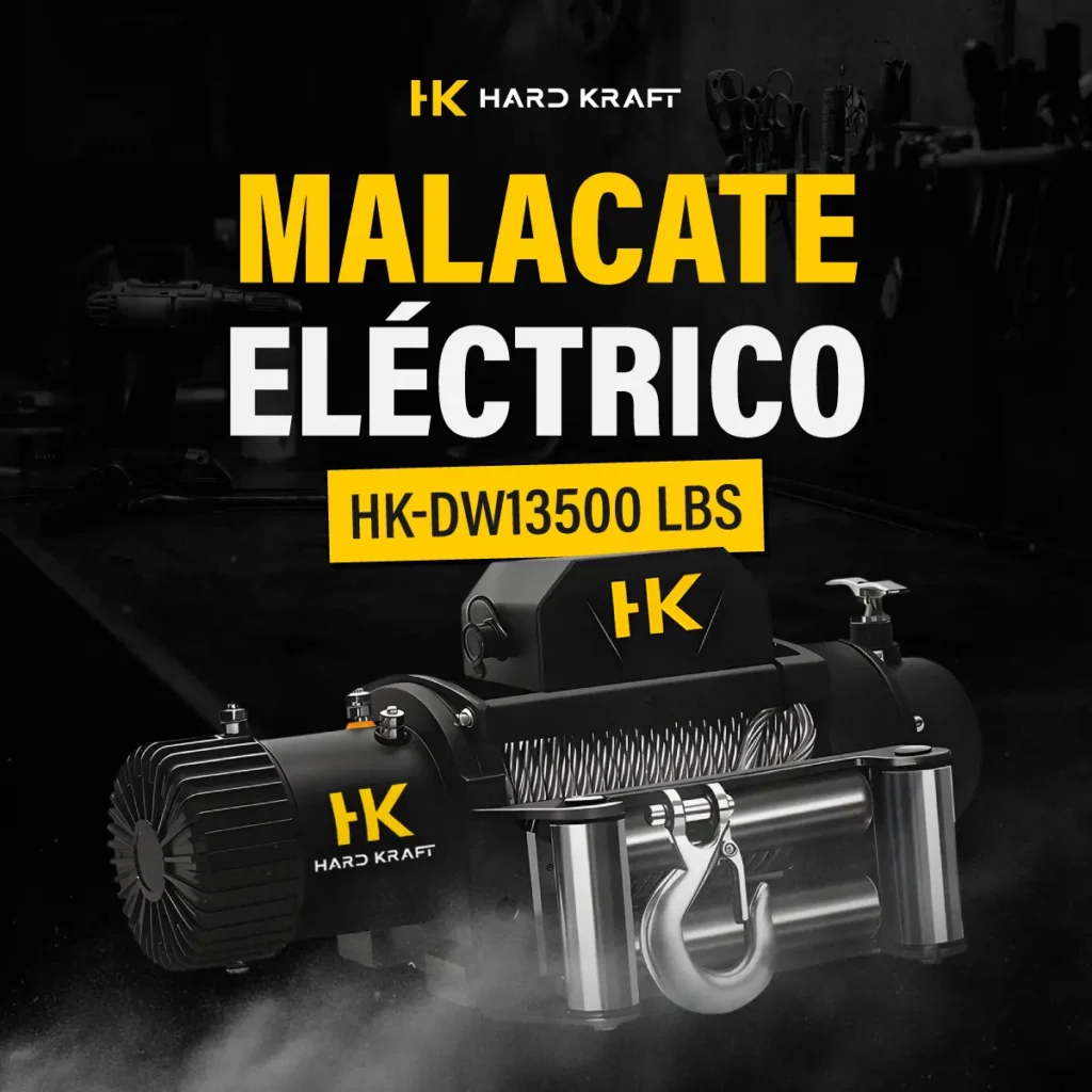 Malacate Eléctrico Hardkraft HK-DW13500 13500 lb 12V - imagen 2
