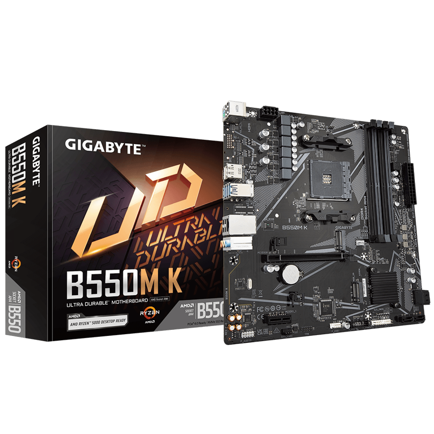 Placa madre GIGABYTE B550M K