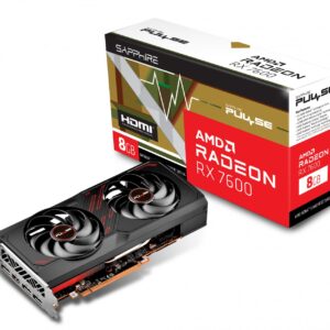 Placa de video Sapphire Pulse Radeon RX 7600 OC 8GB