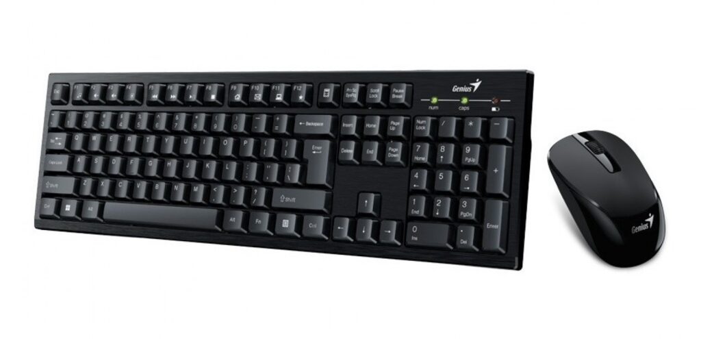 Combo inalámbrico de teclado y mouse Genius KM-8101