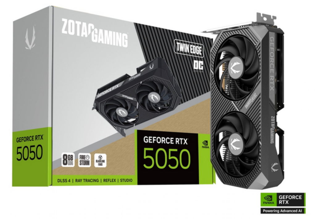 Placa de video Zotac RTX 5050 Twin Edge 8GB