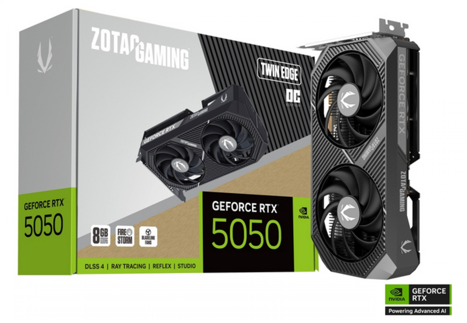 Placa de video Zotac RTX 5050 Twin Edge 8GB