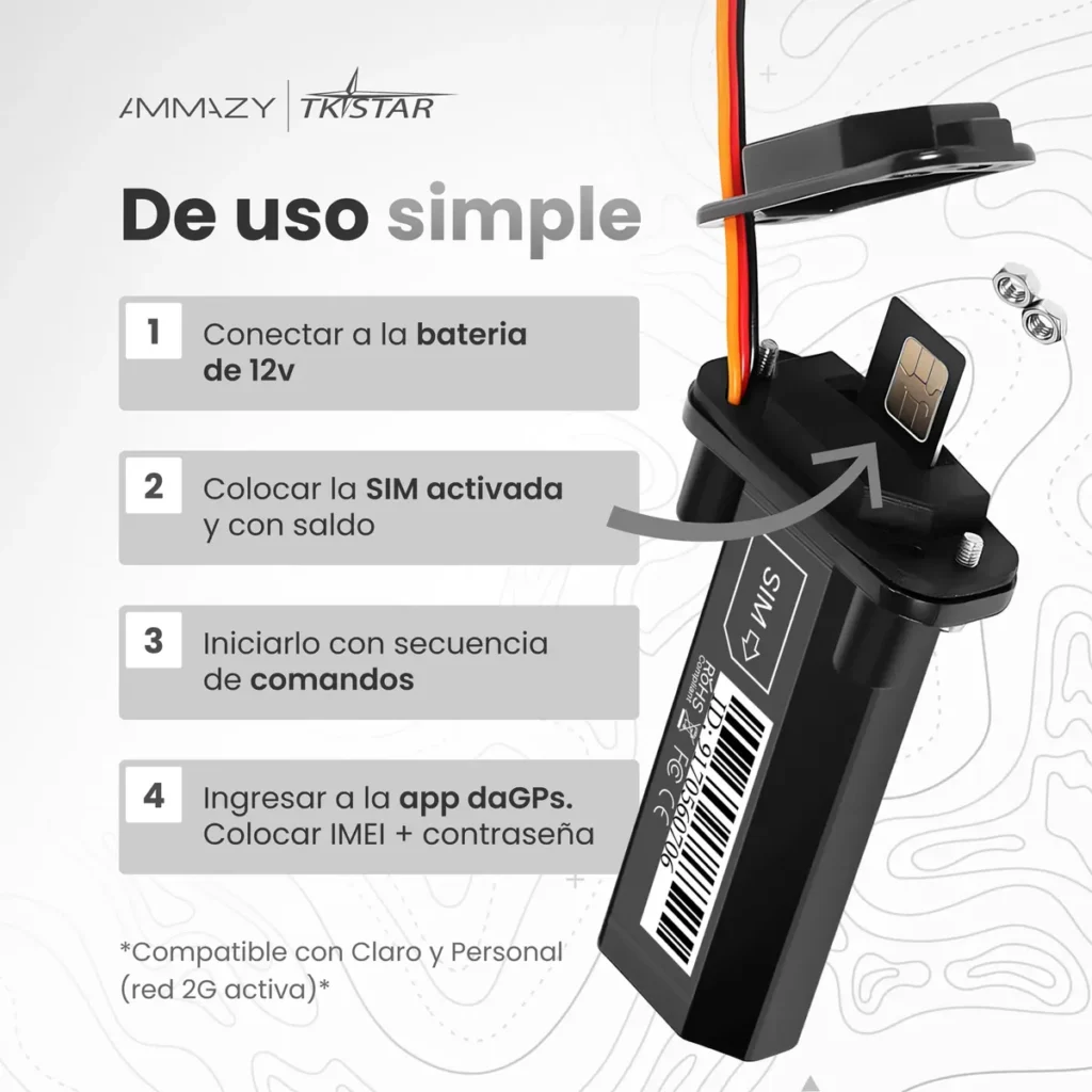Gps Tracker Rastreador Satelital App GT01 - imagen 4