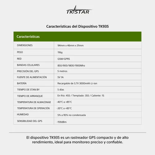 GPS Tracker Localizador TK935 para Ganadería - imagen 7