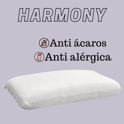Set de 2 almohadas Harmony viscoelásticas rectas - imagen 2
