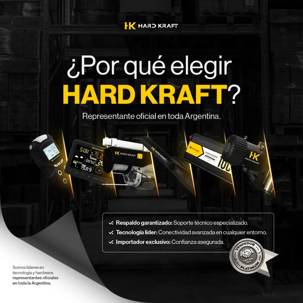 Aparejo Eléctrico Hardkraft HK-PA1000D 1000 kg 12 m - imagen 7