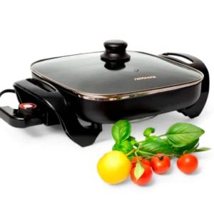 Sarten Olla Eléctrica 4,2 L 5 Niveles Novohome 30x30cm 1360w