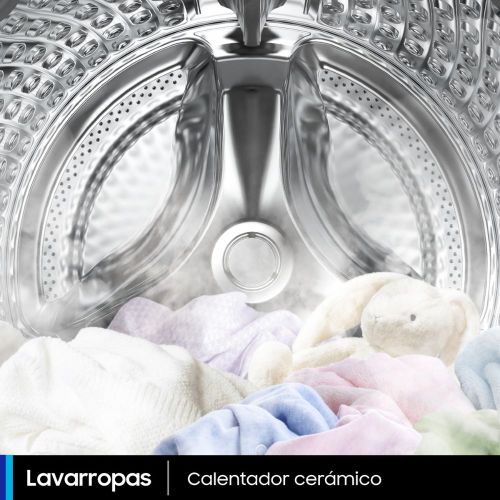 Lavarropa Samsung Carga Frontal 6,5 Kg Silver WW65A4000SU - imagen 3