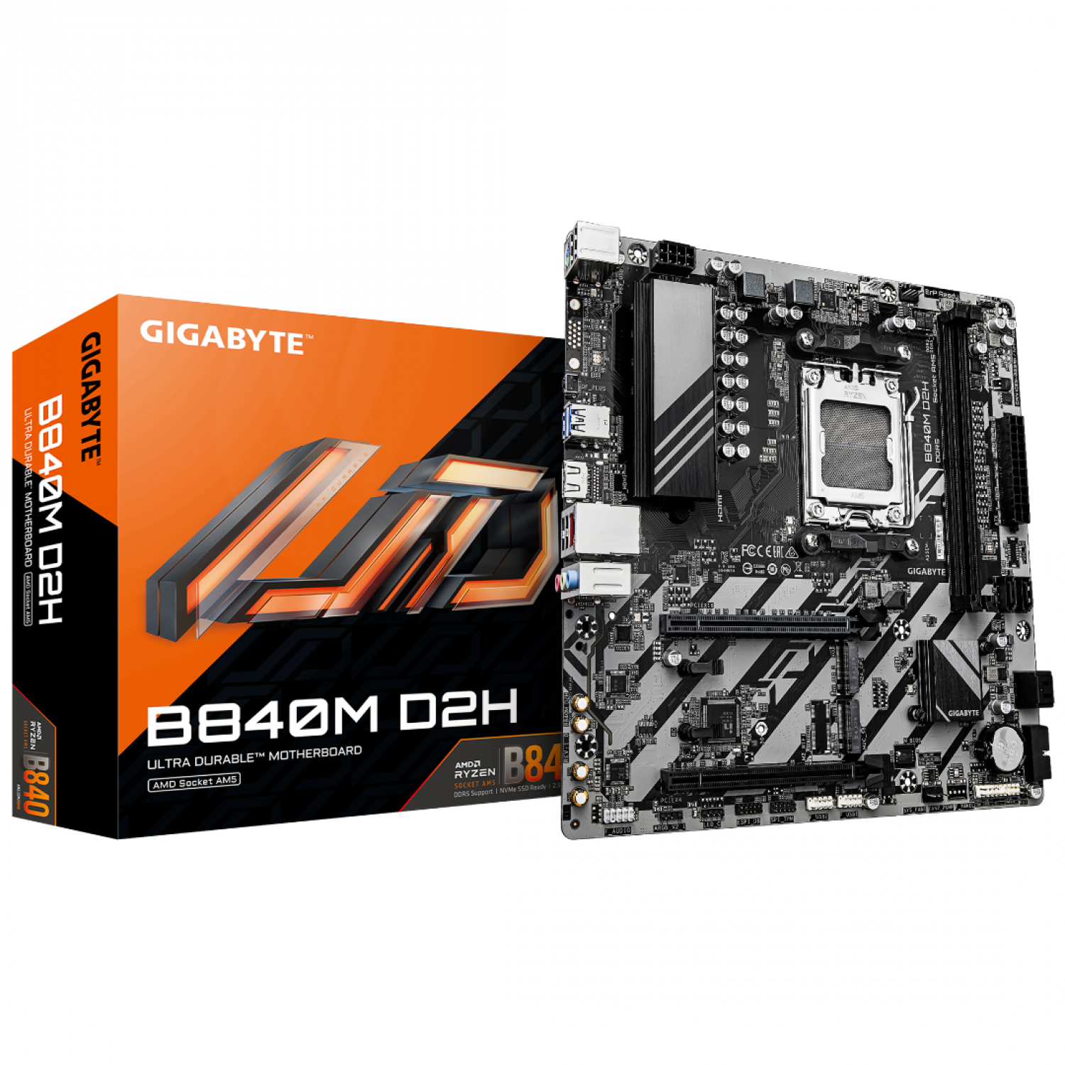 Placa madre GIGABYTE B840M D2H
