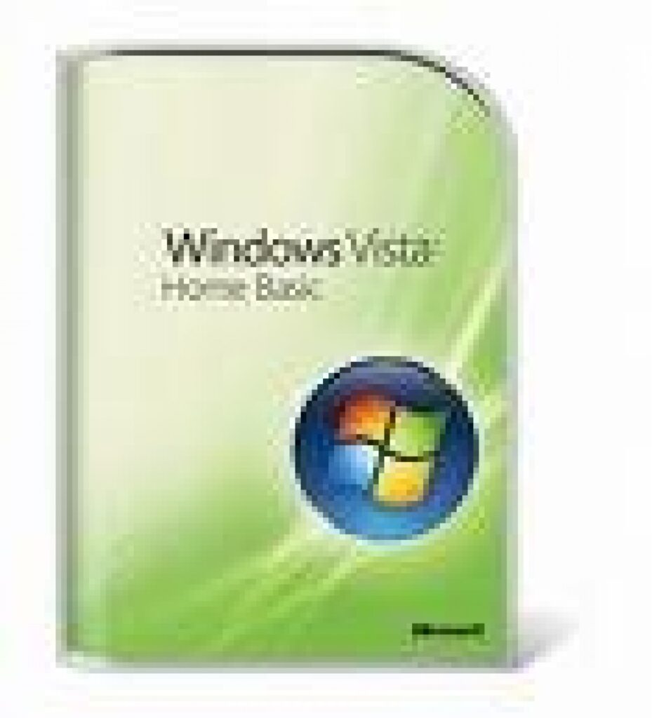 Software Microsoft Windows Vista Home Basic