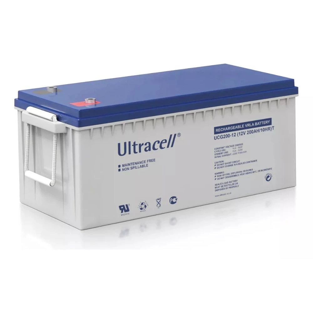 Batería Gel Ultracell UCG200-12 200Ah 12V Ciclo Profundo