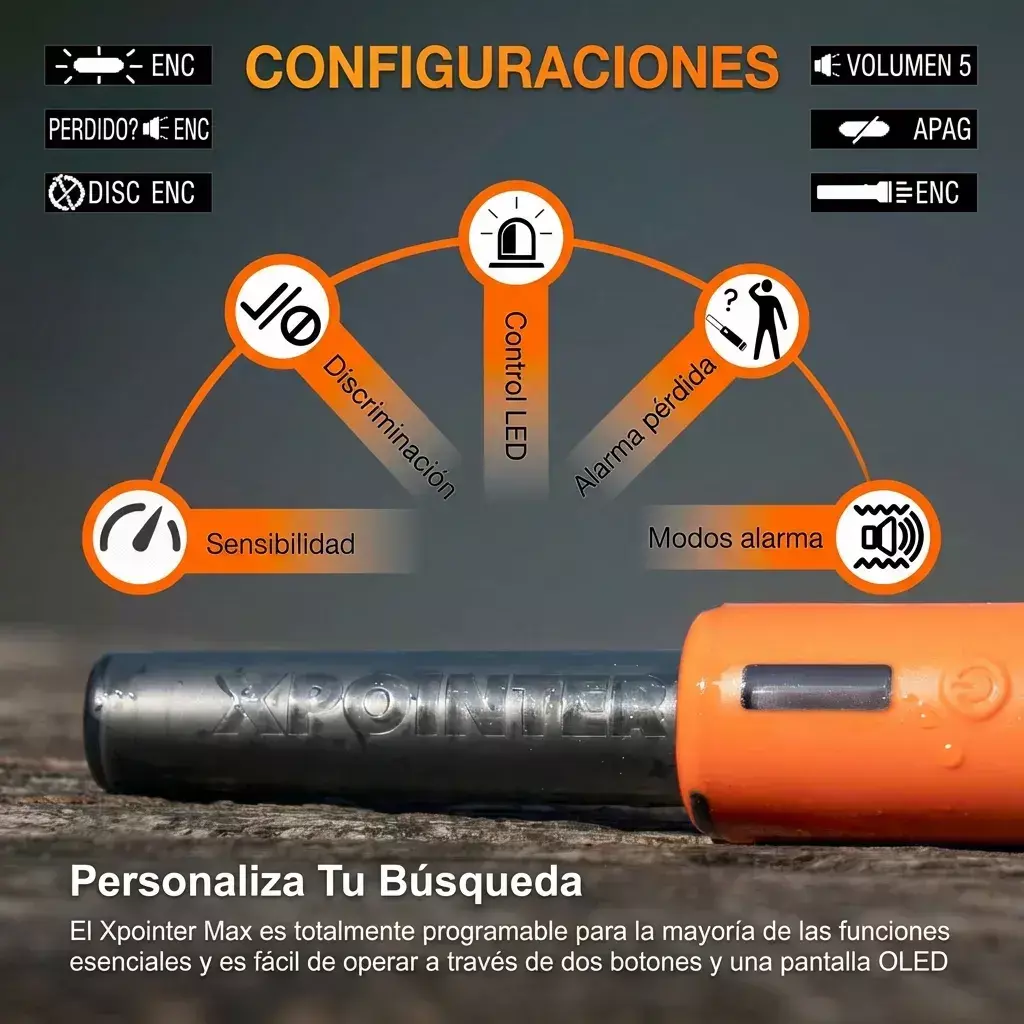 Pinpointer Quest XPointer Max con Discriminación - imagen 12