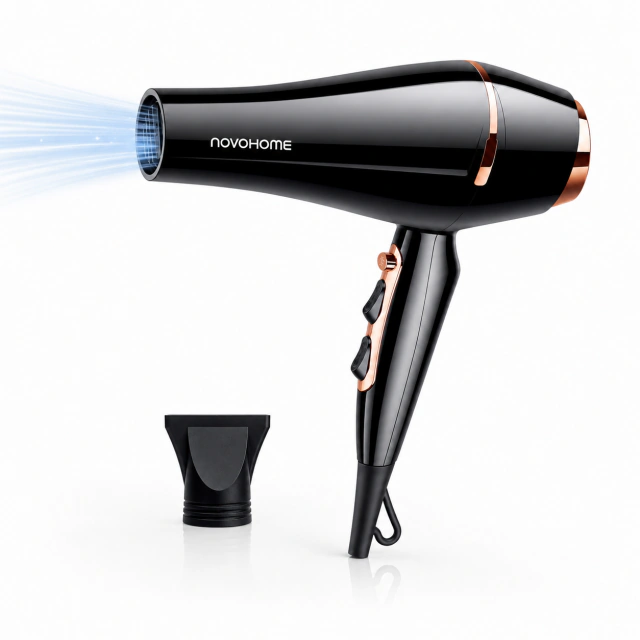Secador Novohome De Pelo 2000W 3 Niveles Temp. Frio y Calor