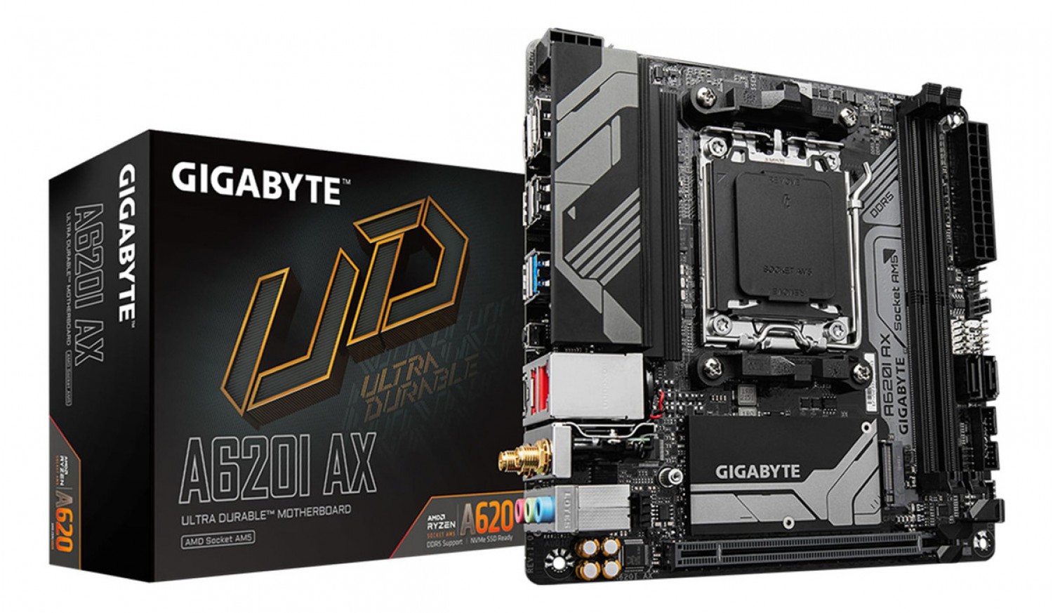Placa madre GIGABYTE A620I AX