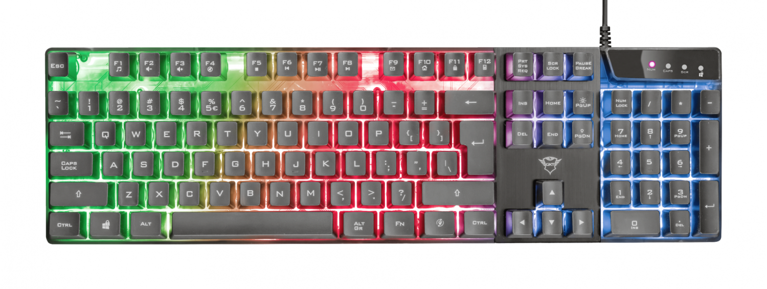 Teclado Trust Azor GXT 835
