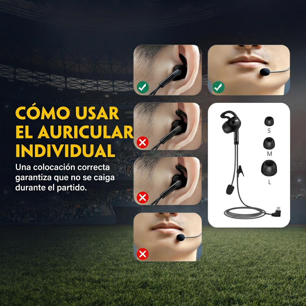 Intercomunicador para Árbitro Ejeas F6 - imagen 8