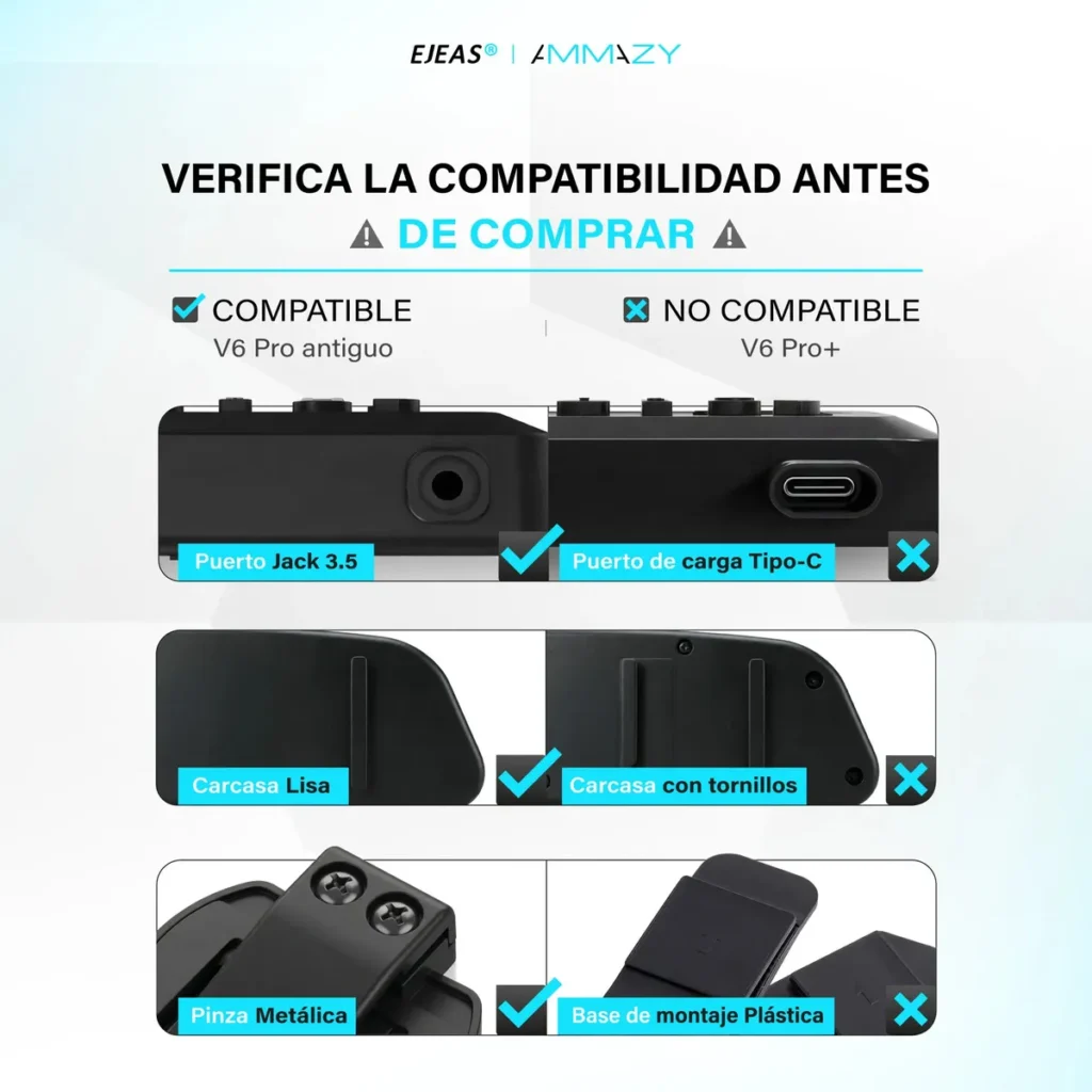 Clip de Sujeción para Intercomunicador Ejeas V4 y V6 - imagen 4