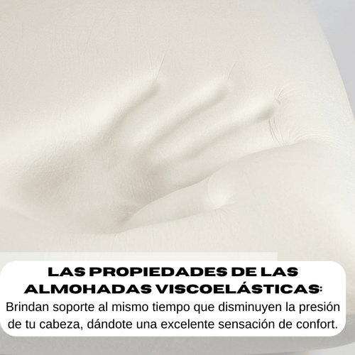 Set de 2 almohadas Harmony viscoelásticas rectas - imagen 4