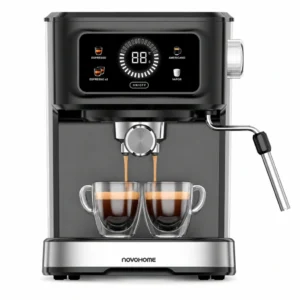 Cafetera Novohome Expresso 3 en 1 C/vaporizador 1.5l 20 Bar