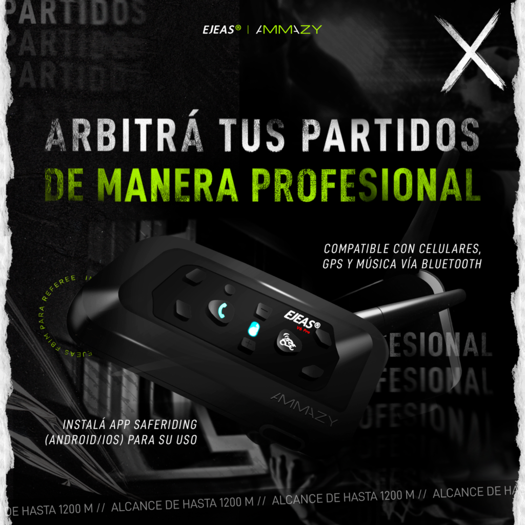 Intercomunicador Arbitros EJEAS V6C Bluetooth In Ear - imagen 3