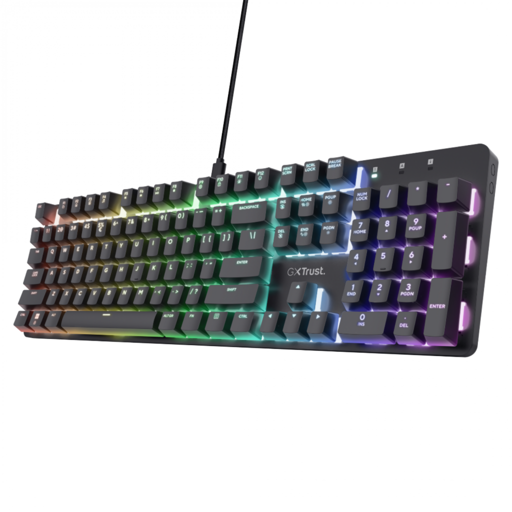 Teclado mecánico Trust Zora Mechanical ES GXT871