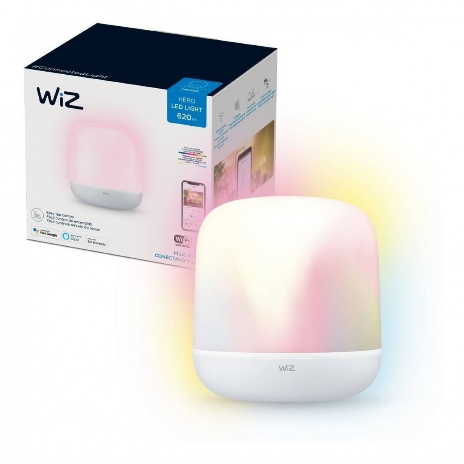 Lámpara WiZ Wi-Fi BLE Portable Hero Type C