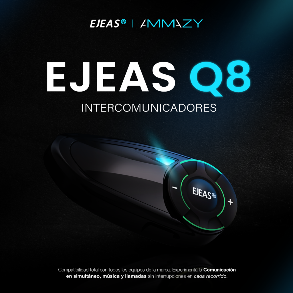Combo Intercomunicador Ejeas Q8 y Control - imagen 6