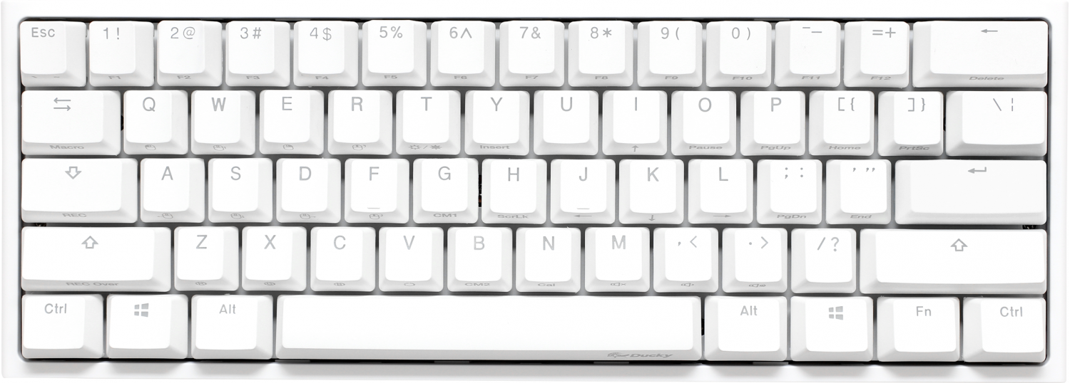 Teclado Ducky One 2 Mini RGB White 60